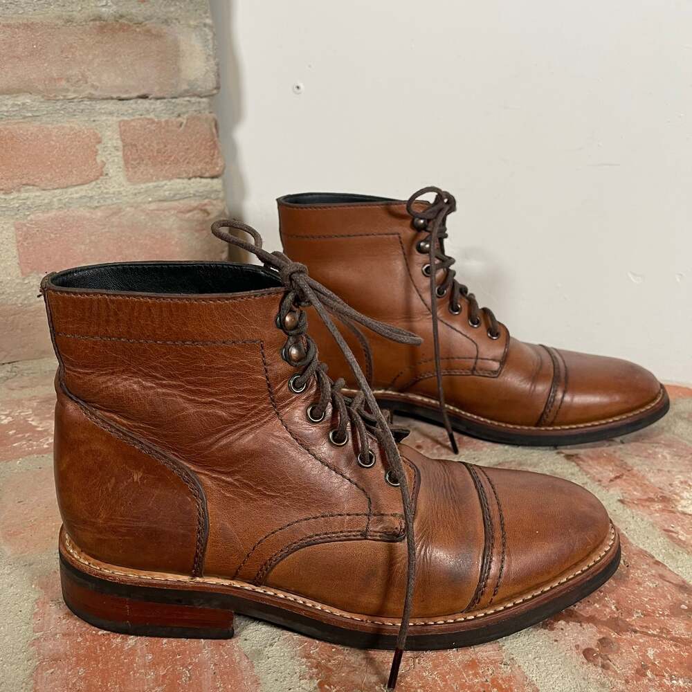 Thursday Boot Co Men’s Vintage Captain Boot in Brandy size 7.5 (2014-18) - Picture 3 of 14